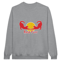 Sudadera Unisex Estampado de Gato "Red Purr Energy" Michilandia | La tienda online de los fans de gatos