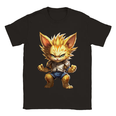 Camiseta unisex estampado de gato 