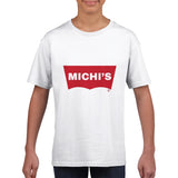 Camiseta Junior Unisex Estampado de Gato "Michi's Denim" Michilandia | La tienda online de los fans de gatos