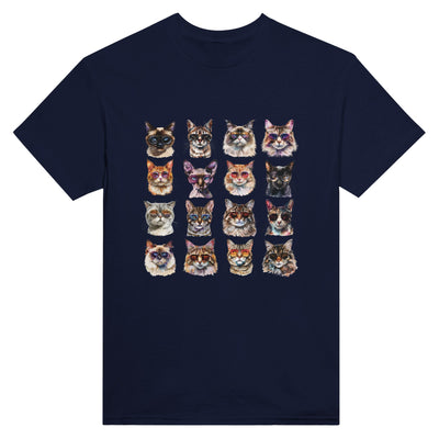 Camiseta Unisex Estampado de Gato "Cool Cats" Michilandia | La tienda online de los fans de gatos