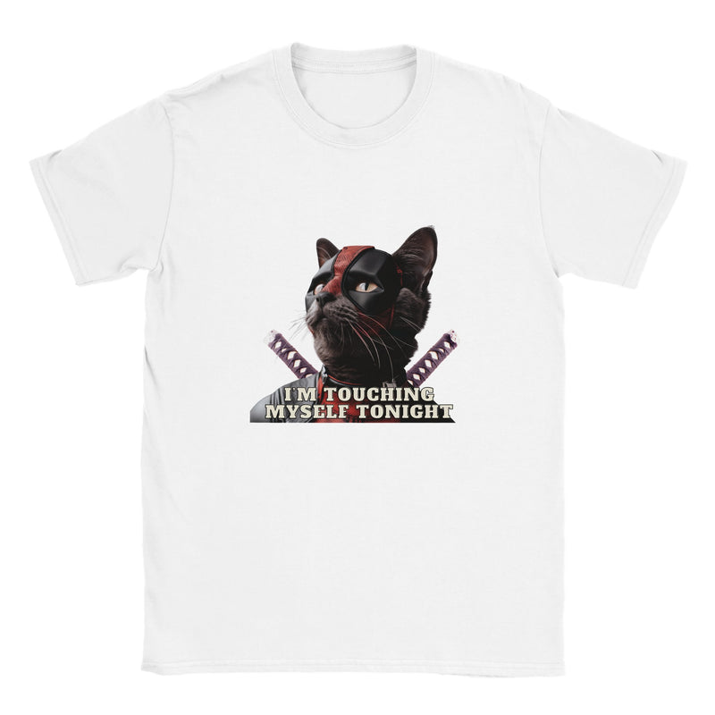 Camiseta Junior Unisex Estampado de Gato "MiauPool" Michilandia