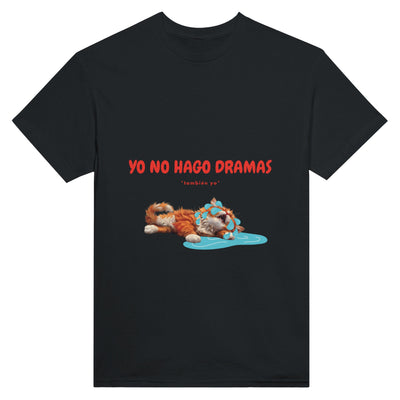 Camiseta Unisex Estampado de Gato 