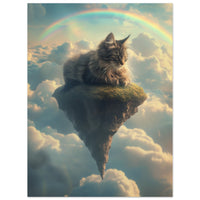 Panel de aluminio impresión de gato "Isla de la Tranquilidad" Michilandia | La tienda online de los fans de gatos