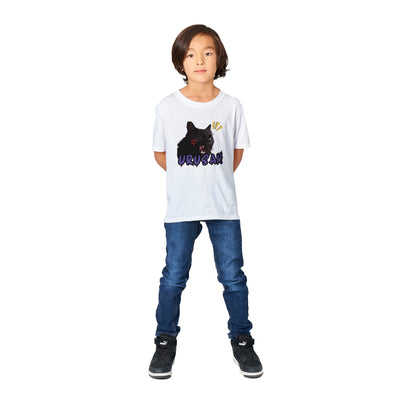 Camiseta Junior Unisex Estampado de Gato "Cállate" Michilandia | La tienda online de los amantes de gatos