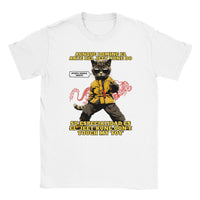 Camiseta unisex estampado de gato "Bruce Meow" Michilandia | La tienda online de los amantes de gatos