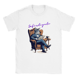 Camiseta unisex estampado de gato "Sofistigato" Gelato