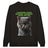 Sudadera Unisex Estampado de Gato 