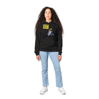 Sudadera con Capucha Unisex Estampado de Gato "René Michi Descartes" Michilandia | La tienda online de los amantes de gatos