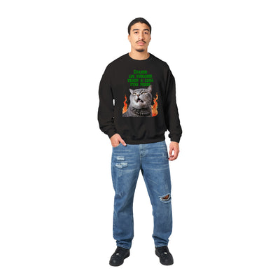 Sudadera unisex estampado de gato "¿Otro perro?" Gelato