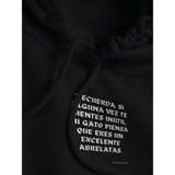 Sudadera con Capucha Unisex Estampado de Gato "Elogio Felino" Michilandia | La tienda online de los fans de gatos