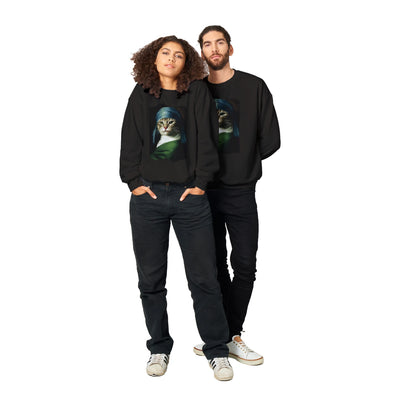 Sudadera Unisex Estampado de Gato "Retrato Renacentista" Michilandia | La tienda online de los fans de gatos