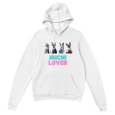 Sudadera con capucha unisex estampado de gato "Michi Lover" v3 Gelato