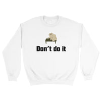 Sudadera Unisex Estampado de Gato "Don't do it" Michilandia | La tienda online de los fans de gatos