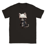 Camiseta júnior unisex estampado de gato "Gatoru Meowjo" Michilandia | La tienda online de los amantes de gatos