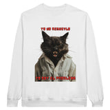 Sudadera Unisex Estampado de Gato "Soy el Problema" Michilandia | La tienda online de los fans de gatos