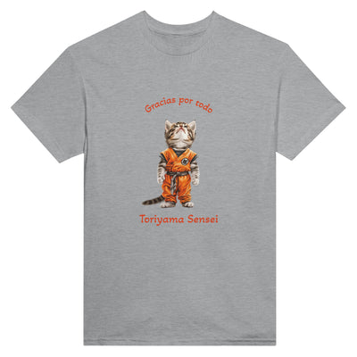 Camiseta Unisex Estampado de Gato "Tributo a Toriyama" Michilandia