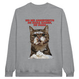 Sudadera Unisex Estampado de Gato "Dulce Travieso" Michilandia | La tienda online de los fans de gatos