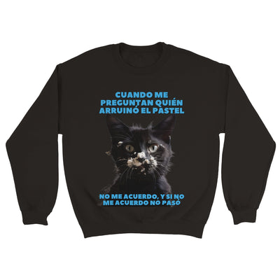 Sudadera Unisex Estampado de Gato 