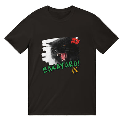 Camiseta unisex estampado de gato "Bakayaro!" Michilandia | La tienda online de los amantes de gatos