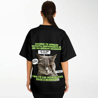 Camiseta de fútbol unisex estampado de gato "El Detector de Golosinas" Subliminator