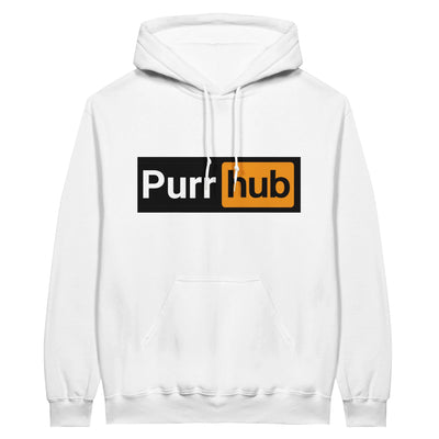 Sudadera con Capucha Unisex Estampado de Gato "Purr Hub" Michilandia | La tienda online de los fans de gatos