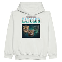 Sudadera con capucha júnior estampado de gato "El Club de los Gatos Furiosos" Michilandia