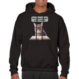 Sudadera con capucha unisex estampado de gato "Karen la mascota" Gelato