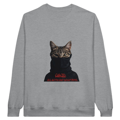 Sudadera Unisex Estampado de Gato "Revolución Gatuna" Michilandia