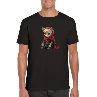 Camiseta unisex estampado de gato 