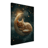 Lienzo de gato "Ensueño Lunar" Michilandia | La tienda online de los fans de gatos
