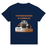 Camiseta Junior Unisex Estampado de Gato "Rompehielos" Michilandia