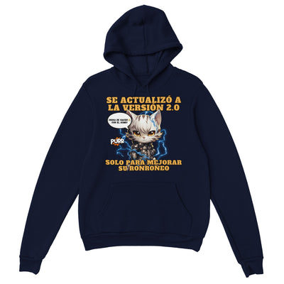 Sudadera con capucha unisex estampado de gato "Cyborg Kitty" Michilandia | La tienda online de los amantes de gatos