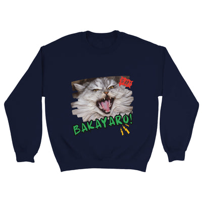 Sudadera unisex estampado de gato "Grito Cómico" Michilandia | La tienda online de los amantes de gatos