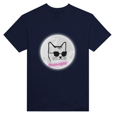 Camiseta Unisex Estampado de Gato "Puurr Night" Michilandia | La tienda online de los fans de gatos