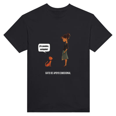 Camiseta Unisex Estampado de Gato 