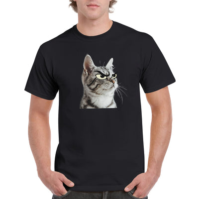 Camiseta Unisex Estampado de Gato 