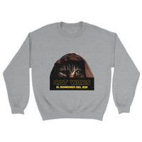 Sudadera Unisex Estampado de Gato "Ronroneo Jedi" Michilandia | La tienda online de los fans de gatos