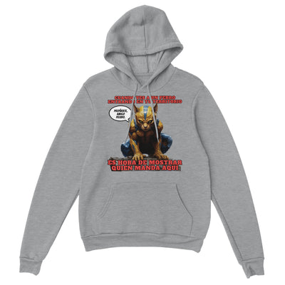 Sudadera con Capucha Unisex Estampado de Gato "Territorio Gatuno" Michilandia | La tienda online de los fans de gatos