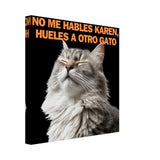 Lienzo de gato "Indignación Felina" Michilandia | La tienda online de los fans de gatos