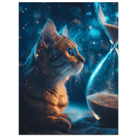 Panel de aluminio impresión de gato "Arena Estelar" Michilandia | La tienda online de los fans de gatos