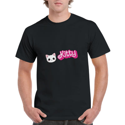 Camiseta Unisex Estampado de Gato 