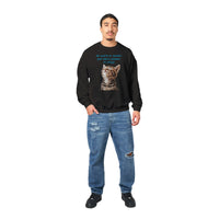 Sudadera Unisex Estampado de Gato "Silencio Melódico" Michilandia | La tienda online de los fans de gatos