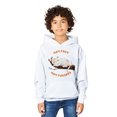 Sudadera con capucha júnior estampado de gato 