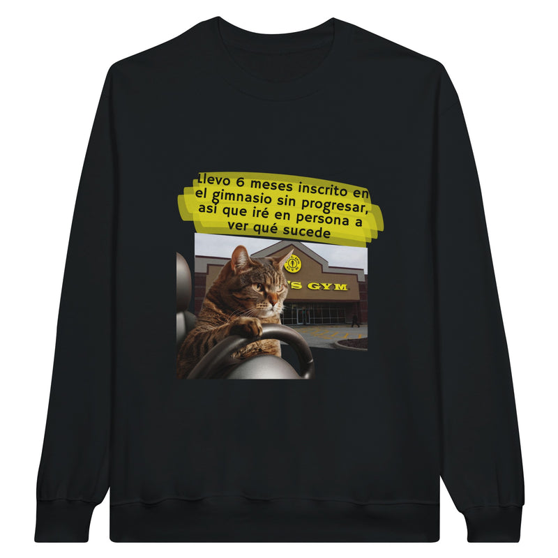 Sudadera Unisex Estampado de Gato "Miau Fit" Michilandia | La tienda online de los fans de gatos