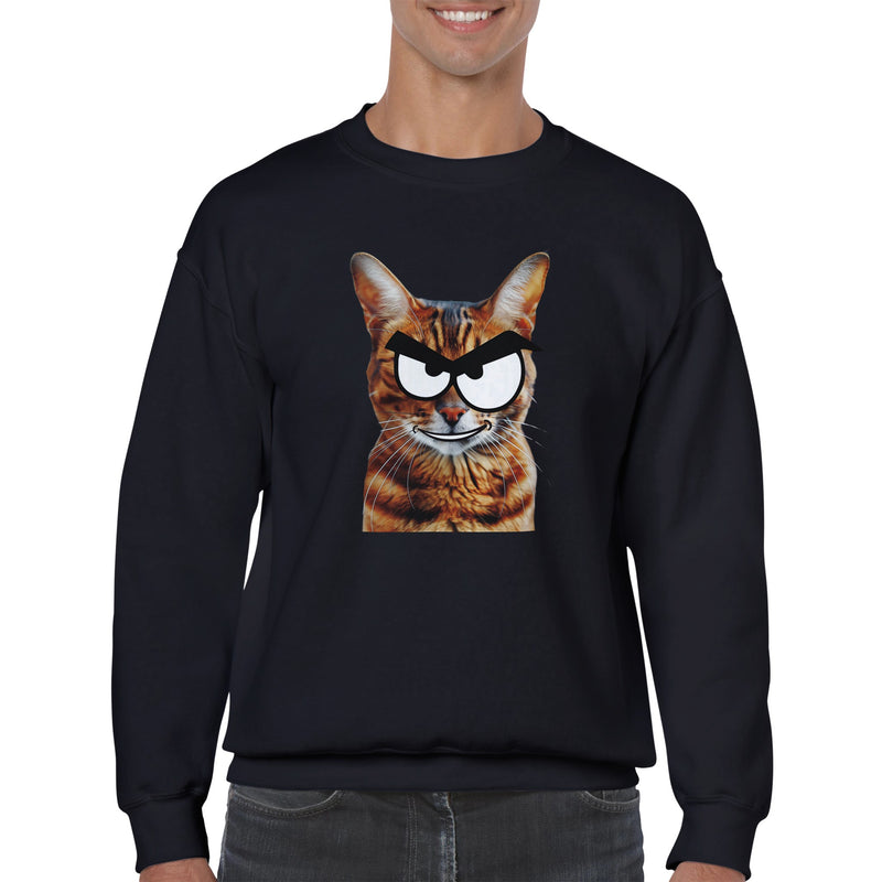 Sudadera Unisex Estampado de Gato 