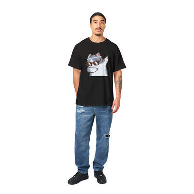 Camiseta Unisex Estampado de Gato "Miau Dabber" Michilandia | La tienda online de los fans de gatos