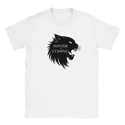 Camiseta Junior Unisex Estampado de Gato 