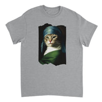 Camiseta Unisex Estampado de Gato "Retrato Renacentista" Michilandia | La tienda online de los fans de gatos