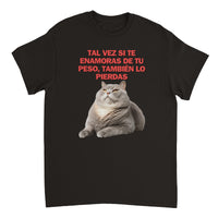 Camiseta Unisex Estampado de Gato 