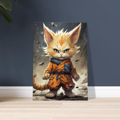 Póster de gato "Michi Super Saiyajin" Gelato